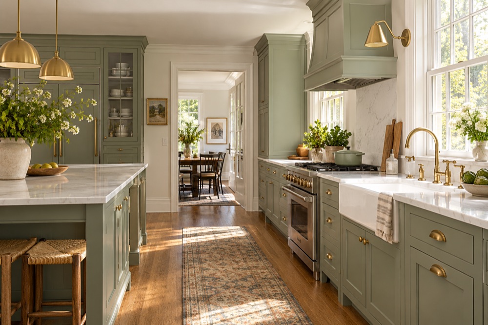 Cabinet Refinishing in a distinct Connecticut residential setting